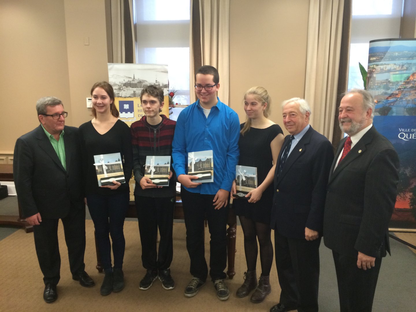 Les gagnants et les invités d'honneur